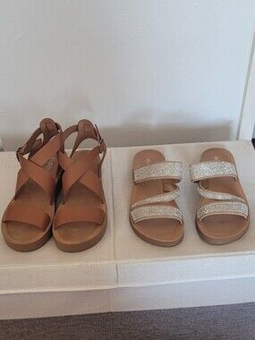 2 Pairs Of Sandals